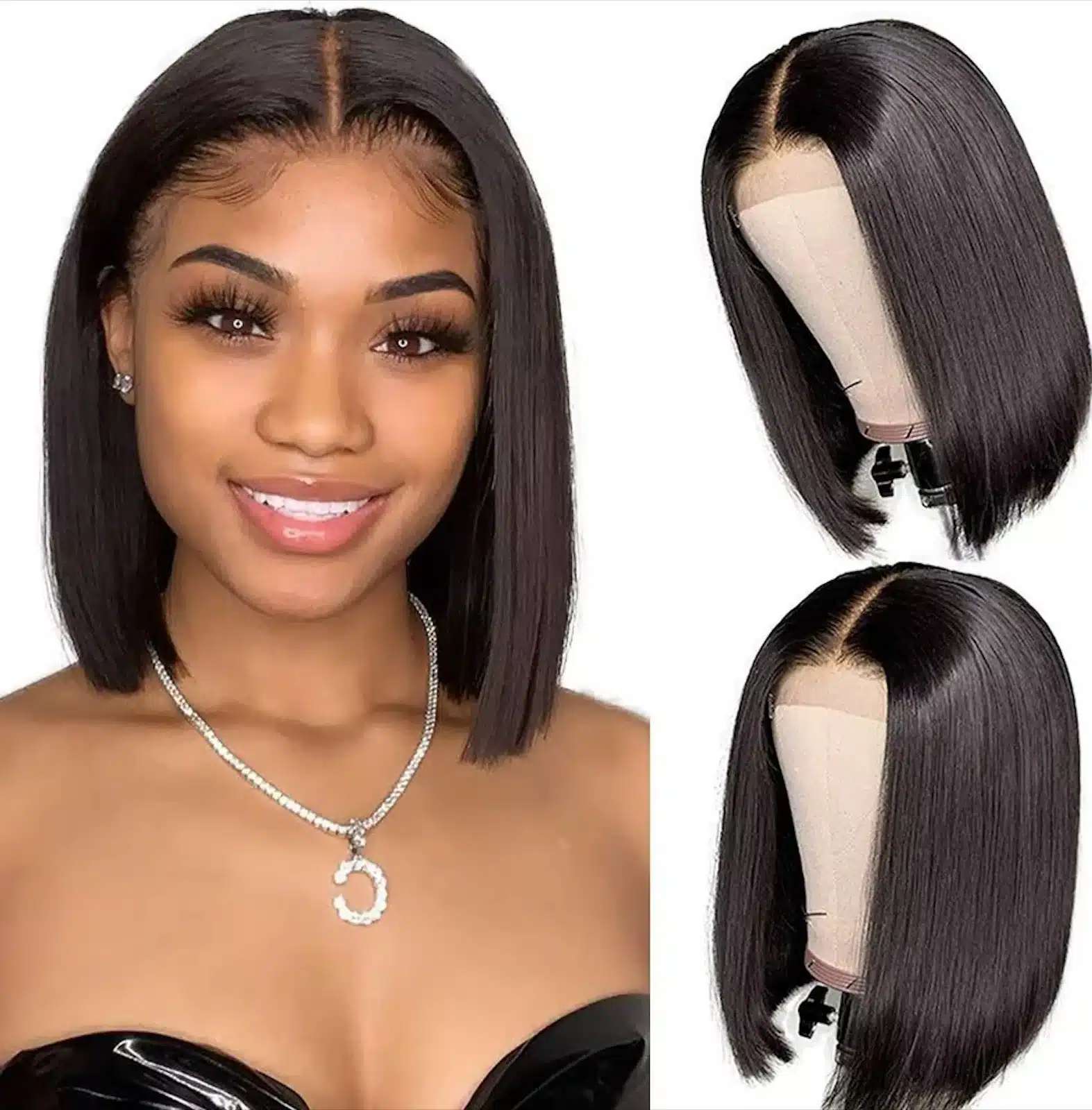 Sublimes Bob Straight Lace Wig 13X4 180% Density