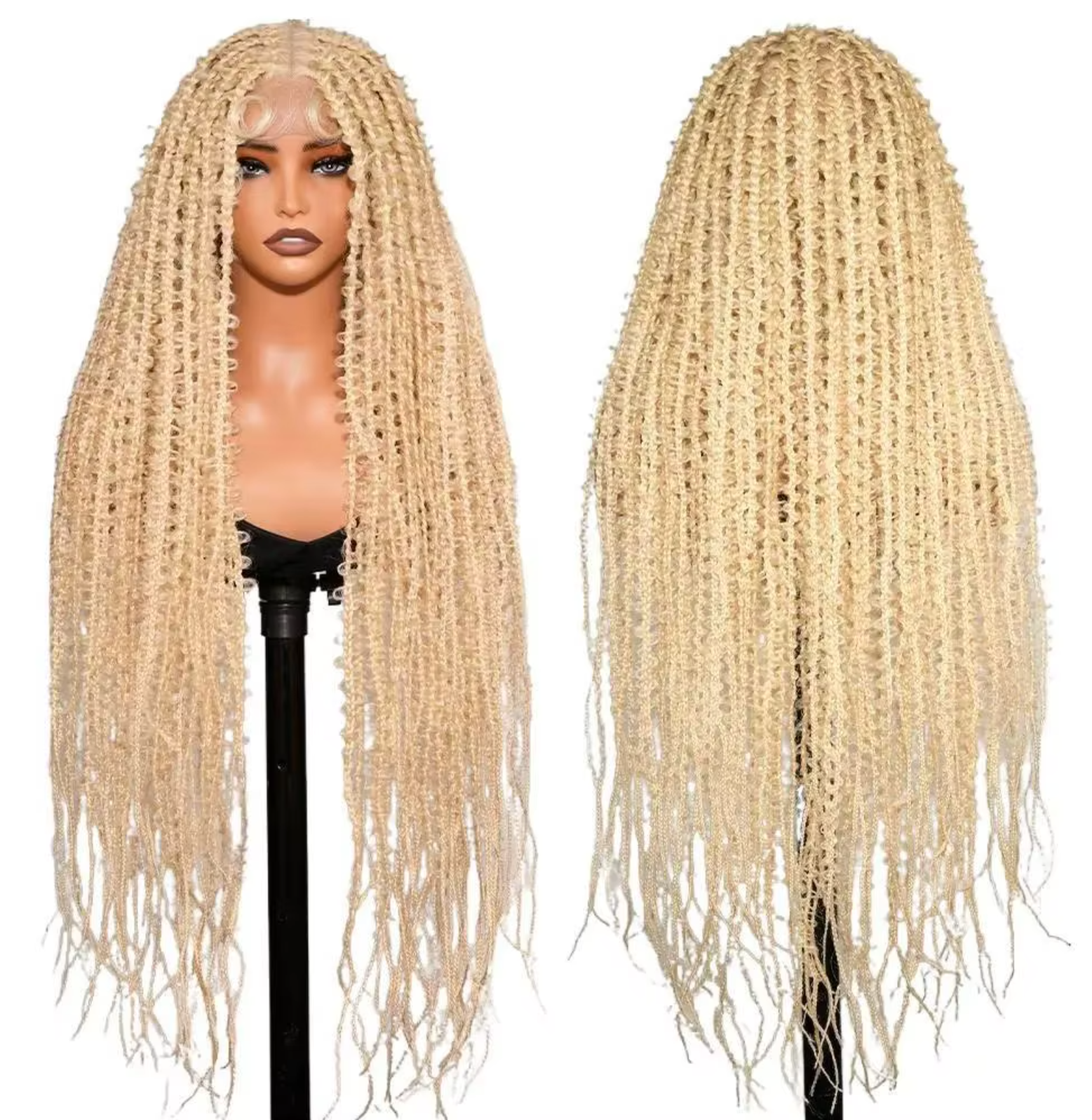 36 Inch HD lace wig Knotless Box Braided