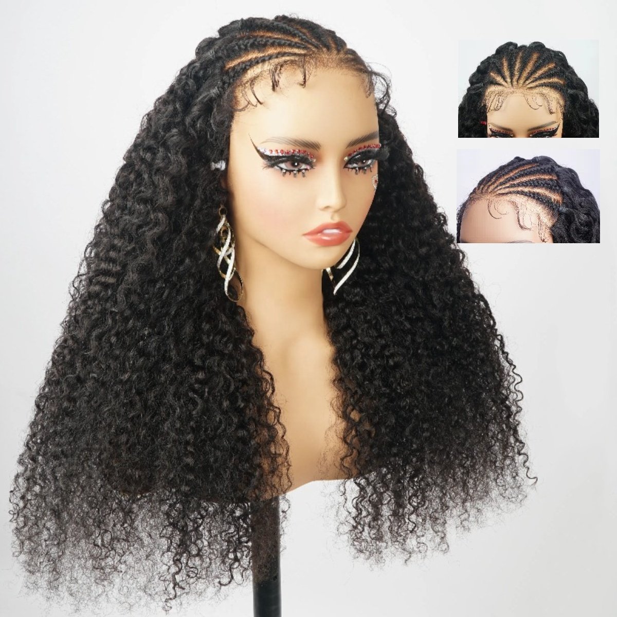 HD Lace Wig Full Lace African Braided Wig